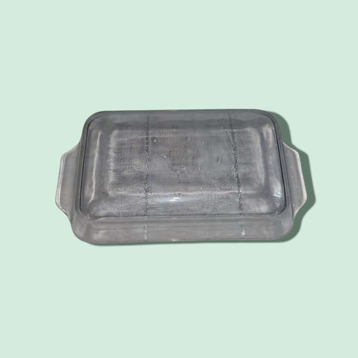 Anchor Hocking Fish King Clear Bread Pan Made In USA