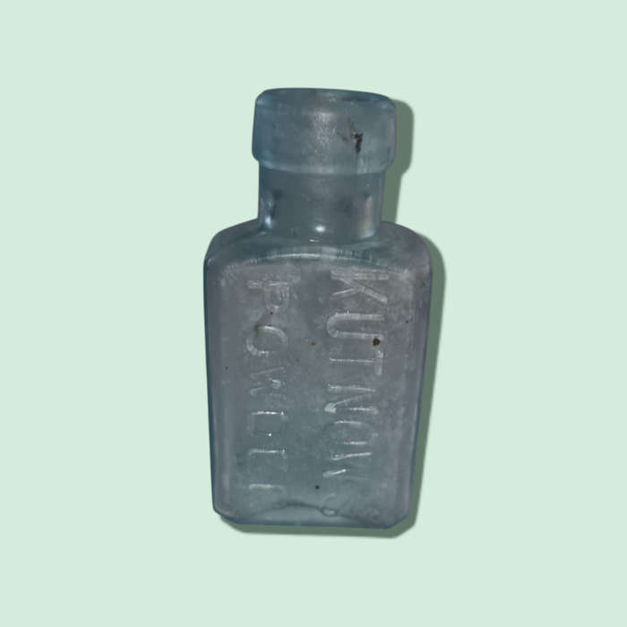 Vintage Kutnow`s Powder Medicinal Bottle