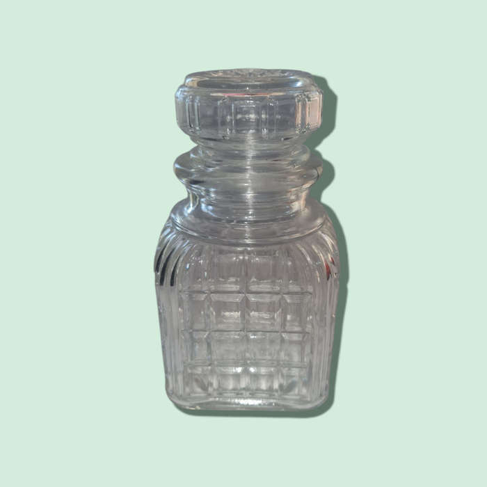 British Made Cut Glass Jar