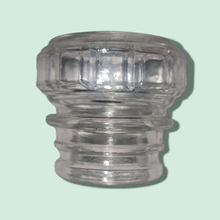 British Made Cut Glass Jar