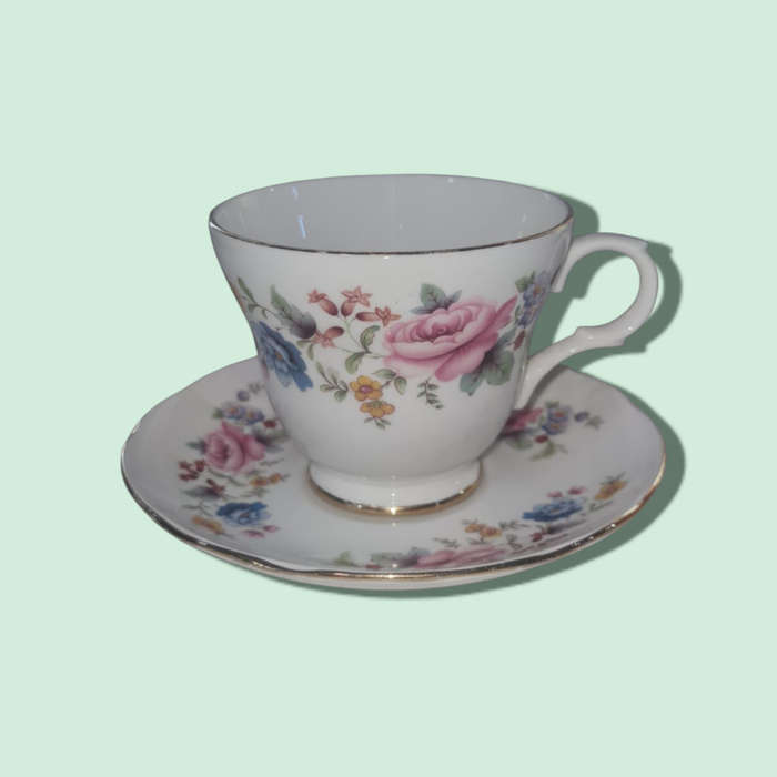 Crown Trent Staffordshire England Fine Bone China Vintage Tea Set