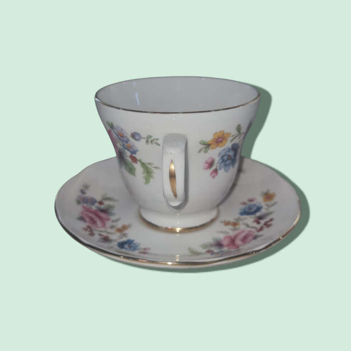 Crown Trent Staffordshire England Fine Bone China Vintage Tea Set