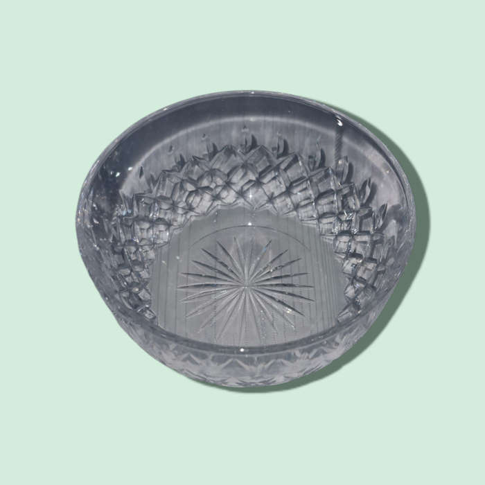 Small Crystal Round Bowl