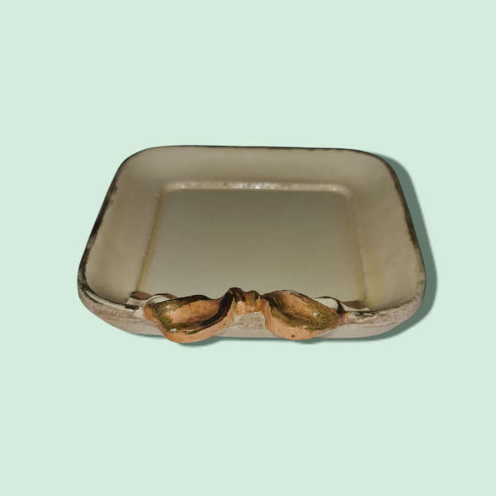 Vintage Italian Wooden Pin Plates