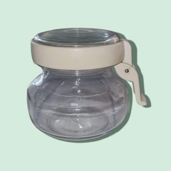Bormioli Rocco Italy Clear Glass Jar