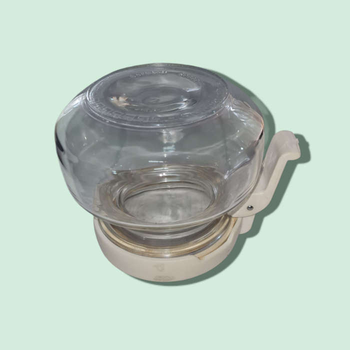 Bormioli Rocco Italy Clear Glass Jar