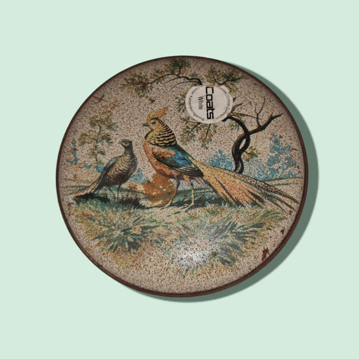 Vintage Pheasant Rounded Tin