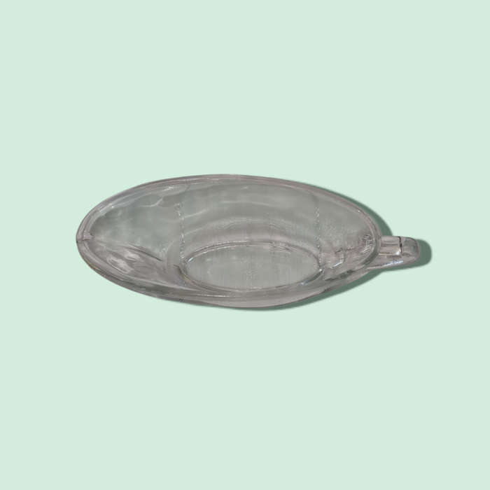 Vintage JAJ Pyrex Clear Gravy Boat Sauce Jug