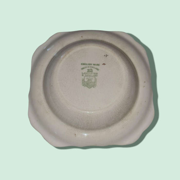 Vintage Sandland Ware `In An Old World Garden` With Stand