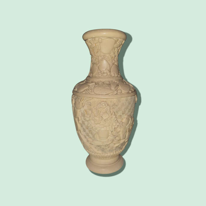 Como Originale Carved Vase, Made In Italy  