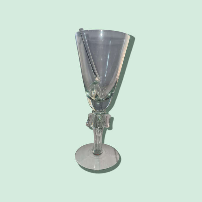 Glass Elephant Sugar Bowl with 3 x Spoons, Creamer, Drinking Glass  