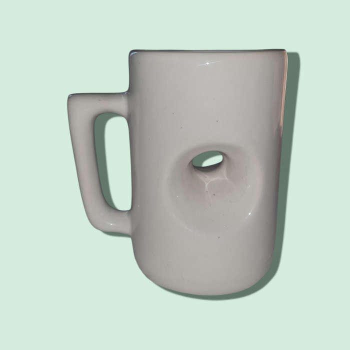 Girl Watcher`s` Novelty Mug with Hole