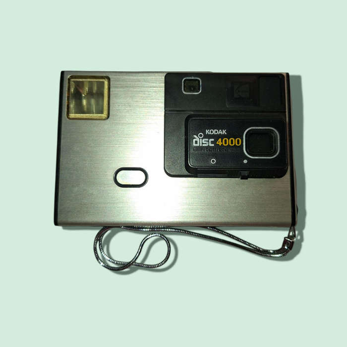 Kodak disc 4000 and 4100 film disc cameras