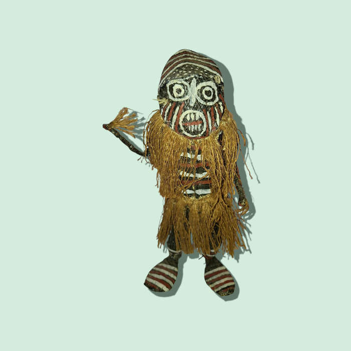 African Zambia Makishi Masquerade Doll