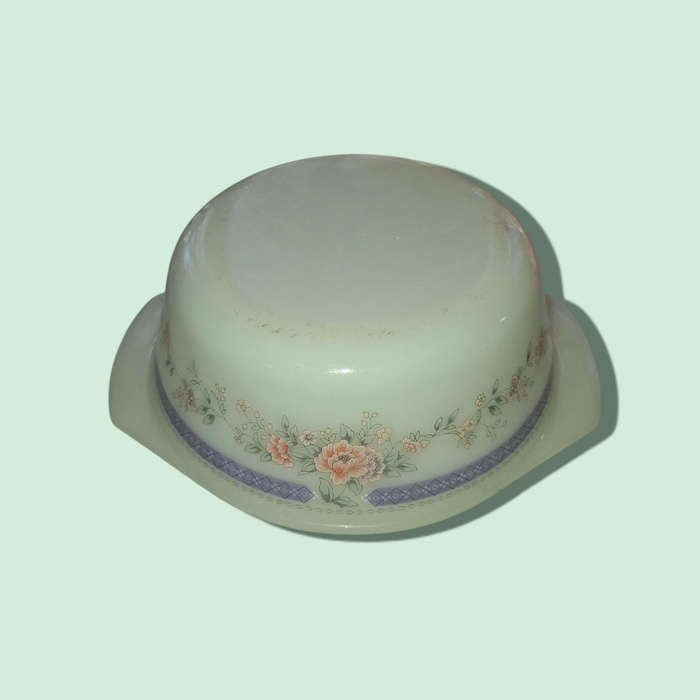 Indopal Milk Glass Casserole