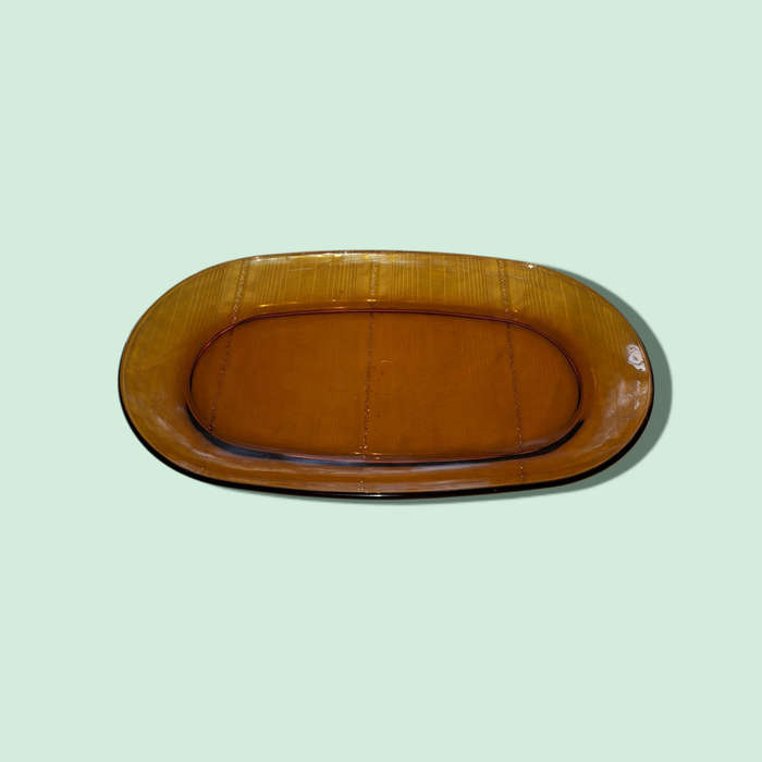 Amber Platter dish