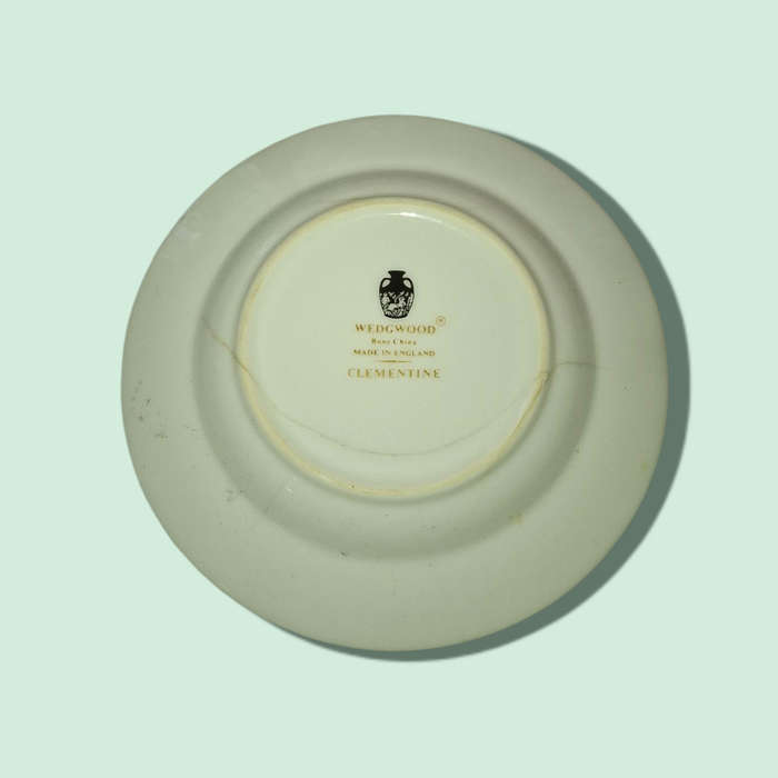 Vintage Wedgwood Clementine Bone China England  Ashtray Blue