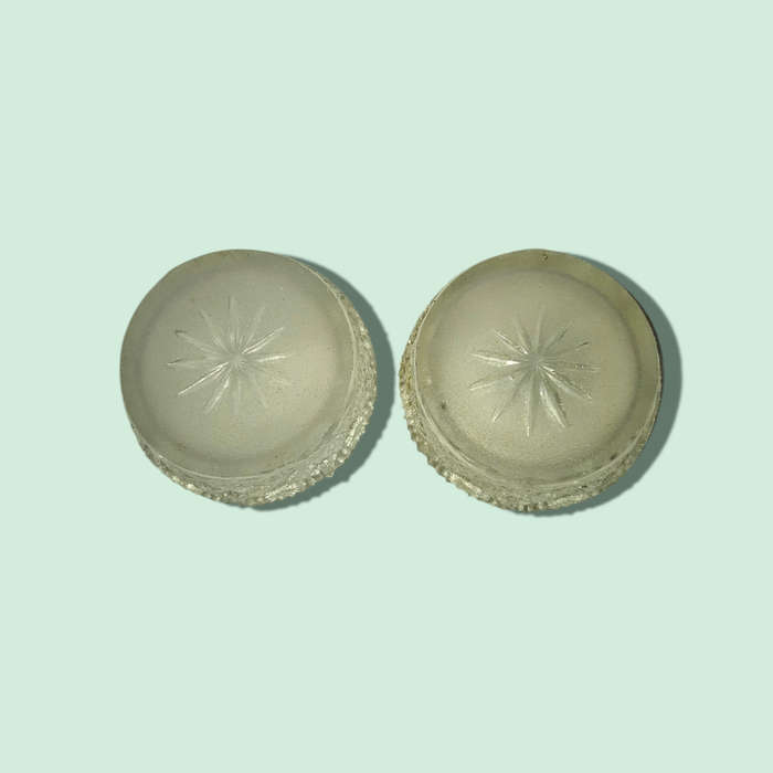 Vintage American Cut Salt Cellars Small