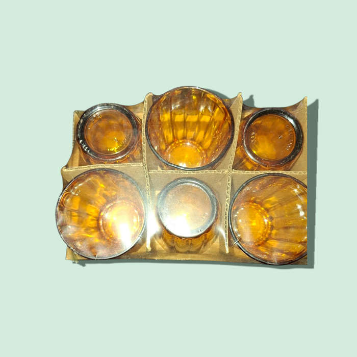 KIG Amber Juice Glass set of 10