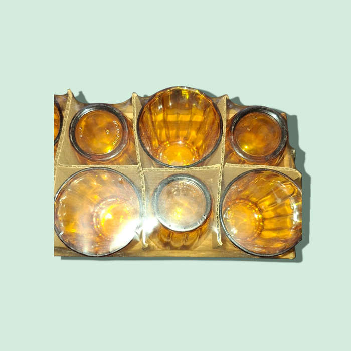 KIG Amber Juice Glass set of 10