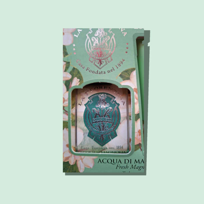 LA FLORENTINA LUXURY GIFT BOX BAR SOAP & HAND CREAM FRESH MAGNOLIA MADE IN ITALY