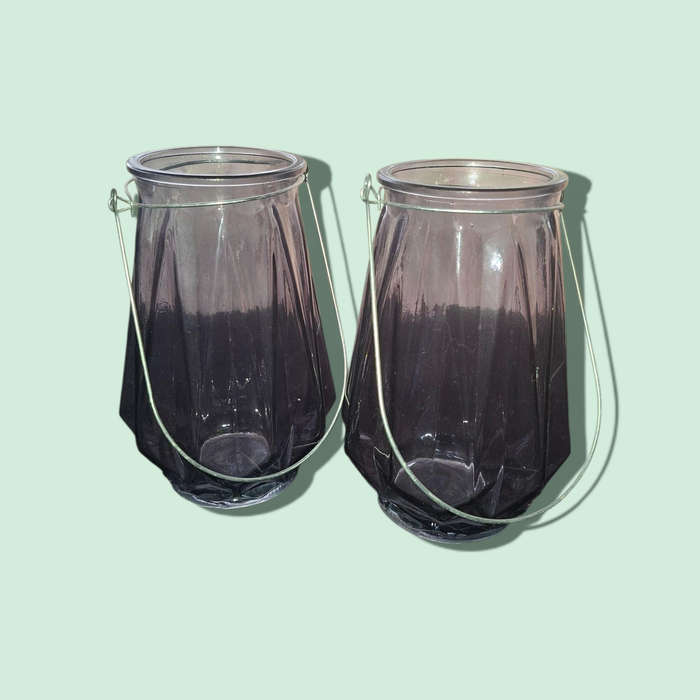Lantern Candleholder Purple