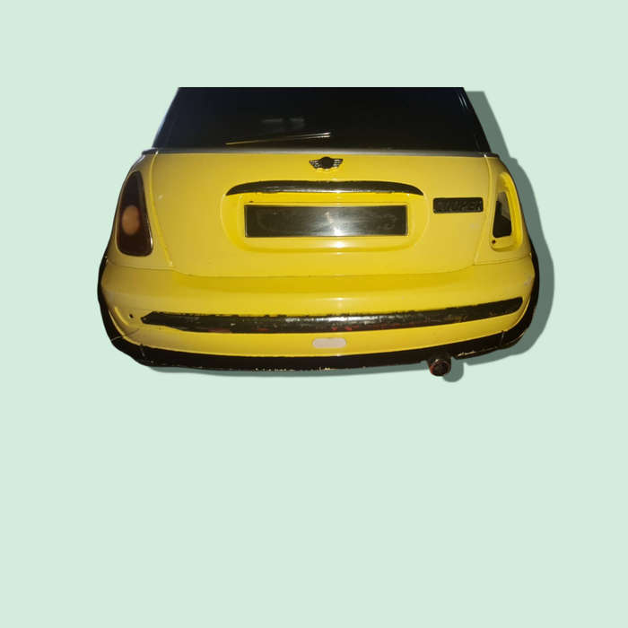 Yellow Mini Cooper