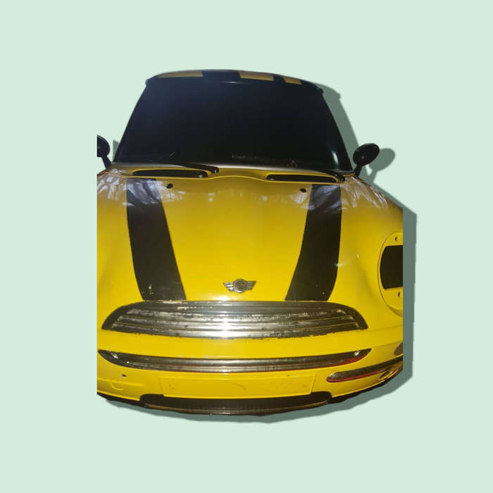 Yellow Mini Cooper
