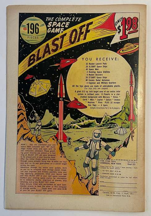 DC Comics Star Spangled War Stories book # 110 from September 1963 The Suicide squadrons mystery m