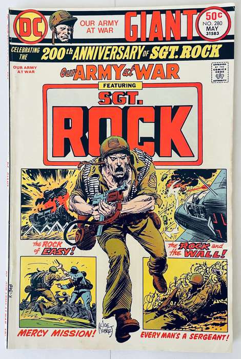 DC Comics our army at war giant edition celebrating the 200th anniversary of SGT Rock book#280