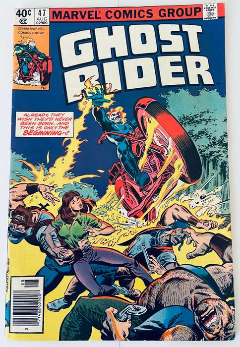 Marvel comics Ghost Rider book #47 from August 1980