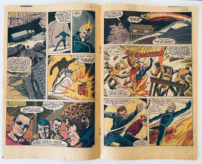 Marvel Comics Ghost Rider book#51 from December 1980 titled the Diesel of Doom