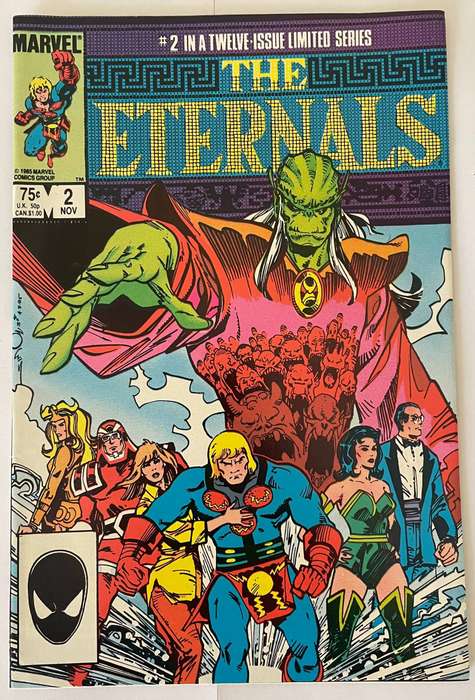 Marvel comics The Eternals book #2 from November 1985