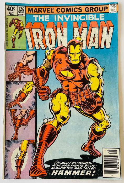 Marvel Comics The Invincible Iorn Man number 126 published September 1979