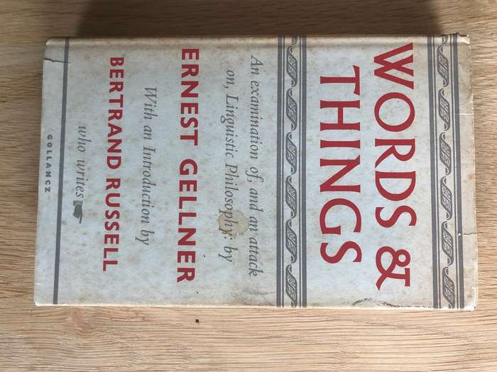 Ernest Gellner - Words & Things