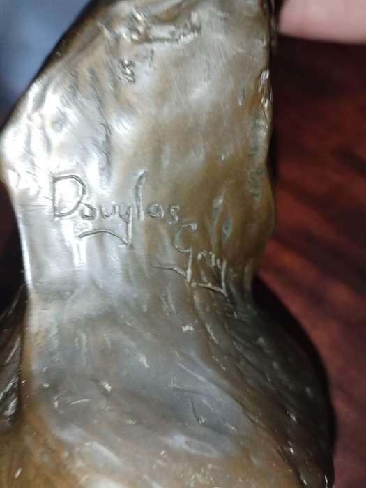 Bronze Horse's Head by Douglas Gray