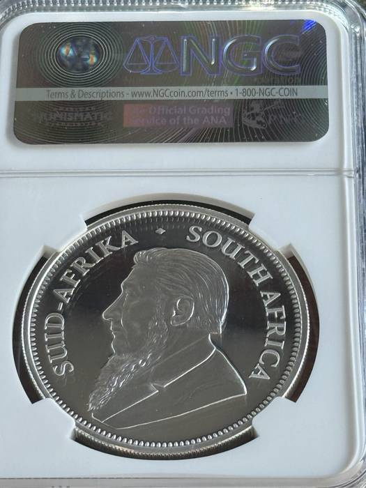 2017 Proof Silver Krugerrand - 50th Anniversary Privy Mark.