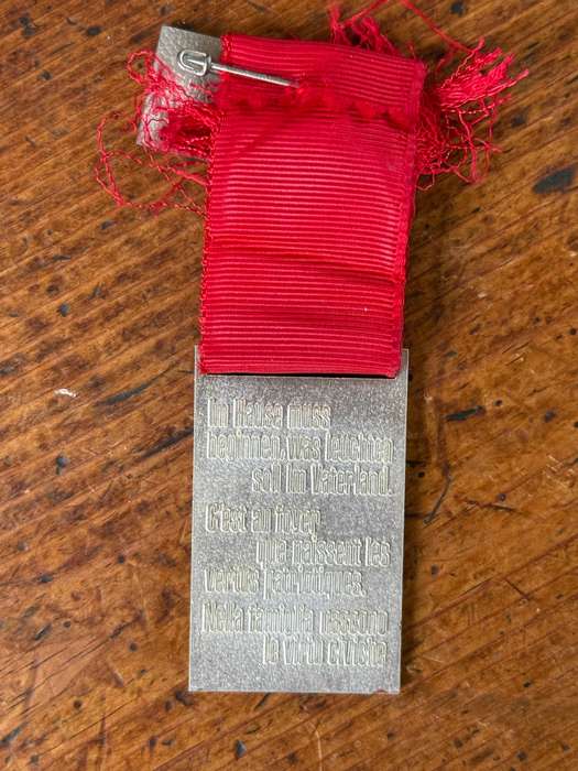 Swiss Shooting medal
