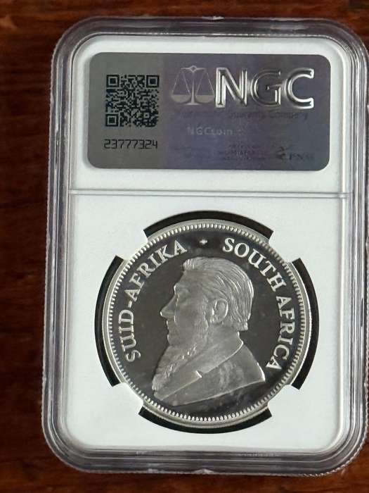 2024 Johannesburg Coin Fair Privy, Proof Silver Krugerrand. Limited Mintage of 1000