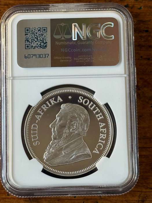 2017 Proof Silver Krugerrand - 50th Anniversary Privy Mark.