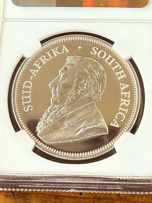 2017 Proof Silver Krugerrand - 50th Anniversary Privy Mark.