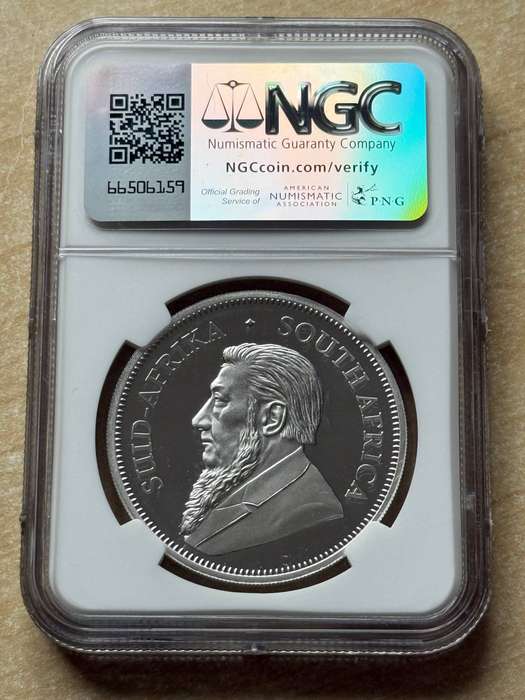 2020 Proof Silver Krugerrand - NGC graded PF69 Ultra Cameo