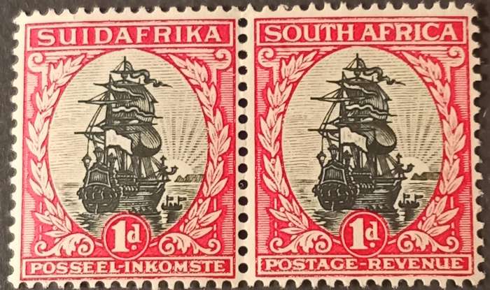Union of SA 1d, Roto Printing MNH(shades)