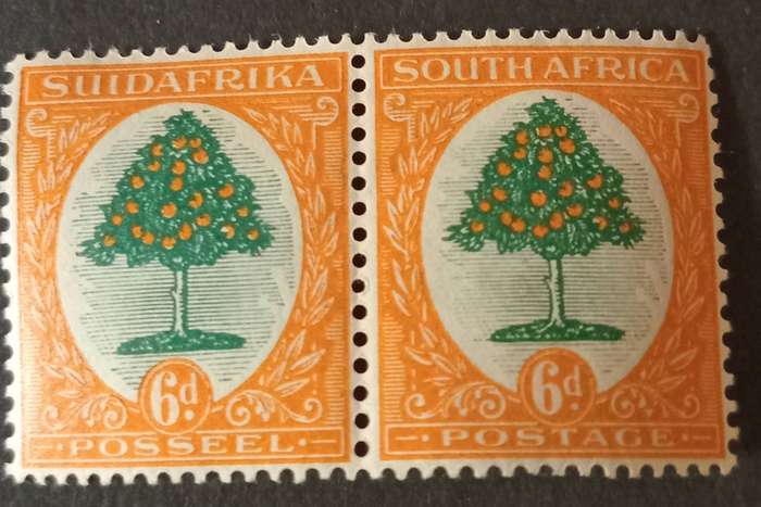 Union of SA, 6d London Pictorials. Wmk upright, MNH