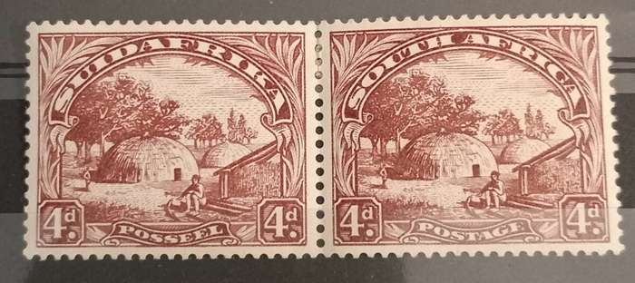 Union of SA,4d, Redrawn Roto Printing. MH