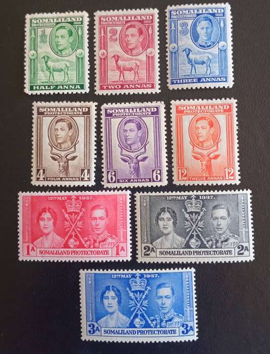 Somaliland Protectorate 1938 Valuable Part set