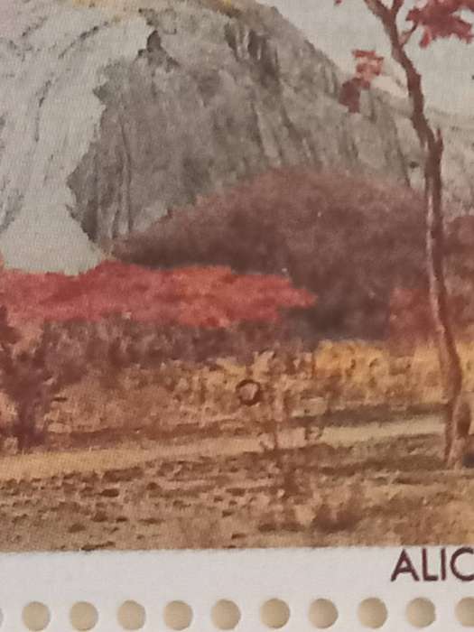 RHODESIA 1977, 8c SCARCE Black "TYRE" at side of road" #C170b, Var on bottom right stamp block of 4