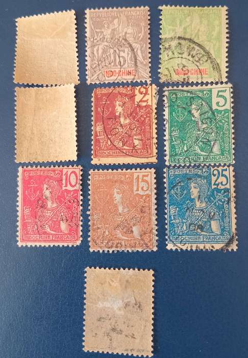 FRANCE Colony - INDOCHINE a lovely selection of early 1890+ MH&VFU