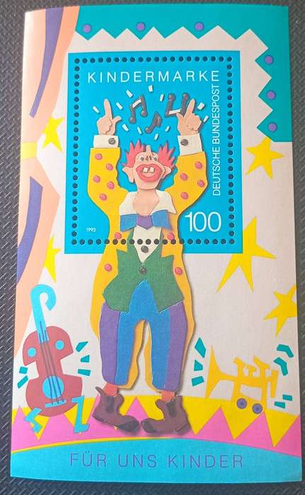 BRD 1993 Michel Block 27 For our children mint