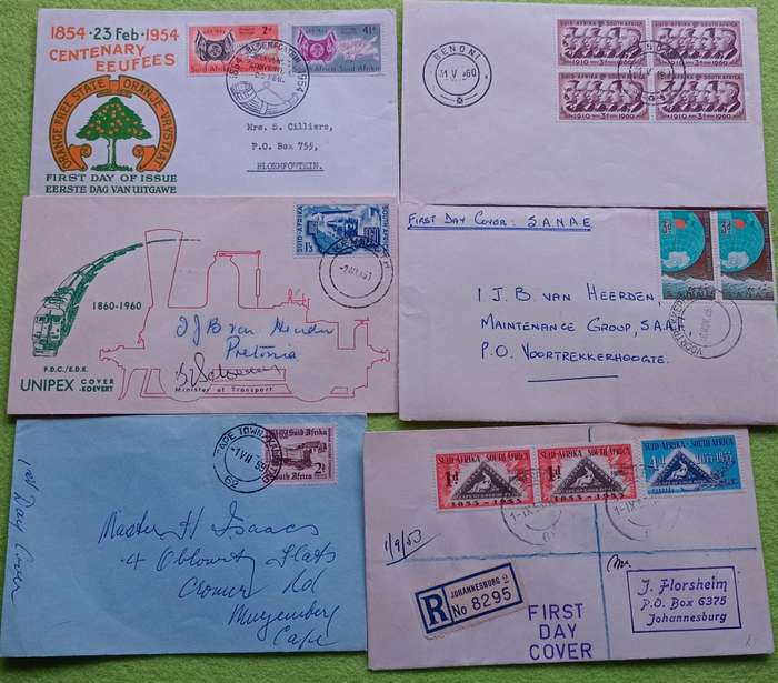 Union of SA variety of FDC/COVERS 1953+